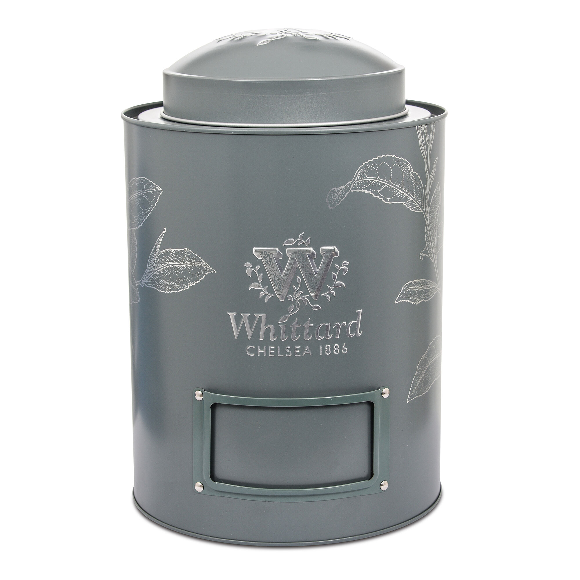 Large Green Tea Caddy Tea Equipment Whittard of Chelsea